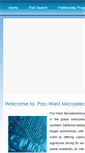 Mobile Screenshot of pacwestmicro.com