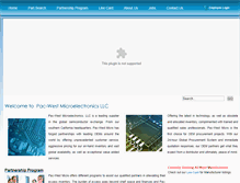 Tablet Screenshot of pacwestmicro.com